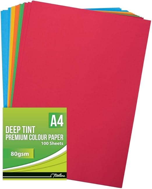 80g Paper ream 100 Bright Colour