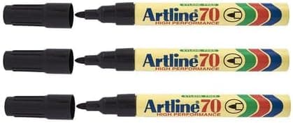Artline EK-70 Permanent Marker Black, 1.5mm Bullet Tip