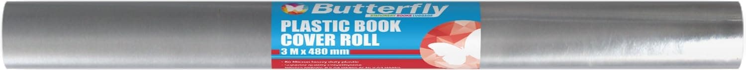 PLASTICK BOOK COVER ROLL 3m x 480mm BFFY