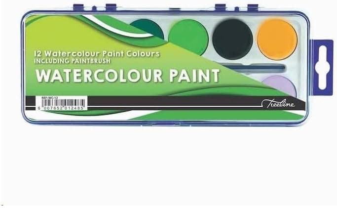 TREELINE WATERCOLOUR PAINT SET 12`s