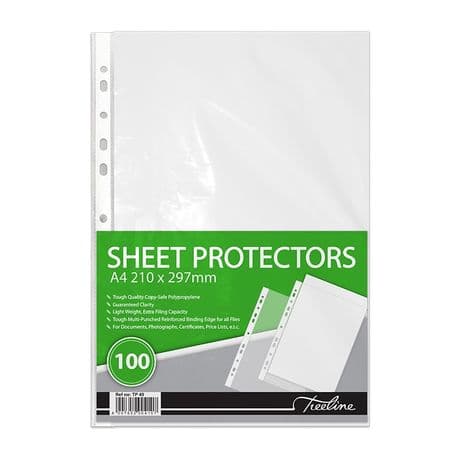 A4 PVC FILING POCKETS TP-40 100`s