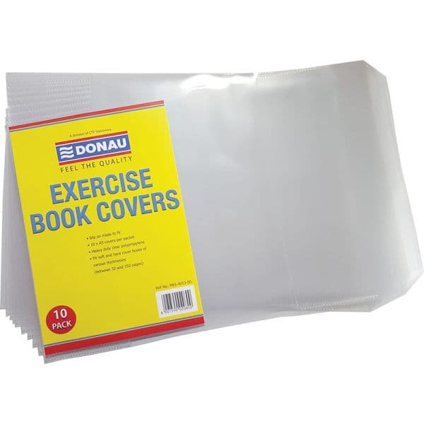 DONAU EXERCISE BOOK COVER 10`s