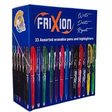 PILOT FRIXION ASSORTED BOX OF 33