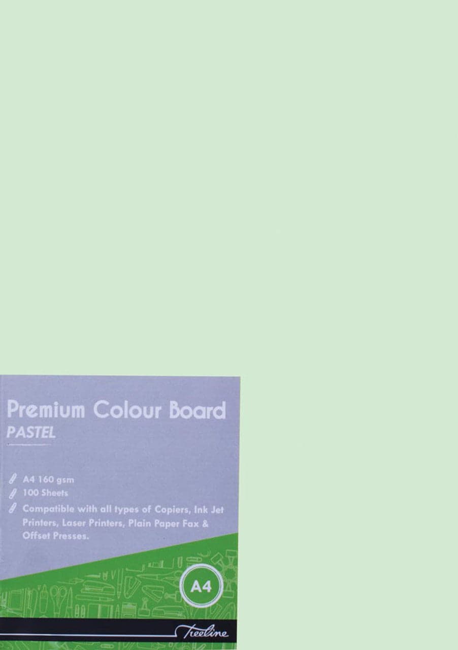 Treeline A4 Deep Tint Project Board 160gsm Assorted 100's view 3