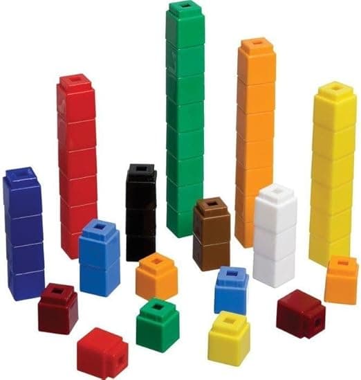 COUNTING CUBES (INTERLOCKING) 100pc