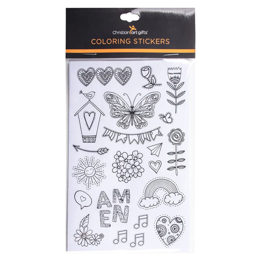 Colouring Stickers For Bible Journaling