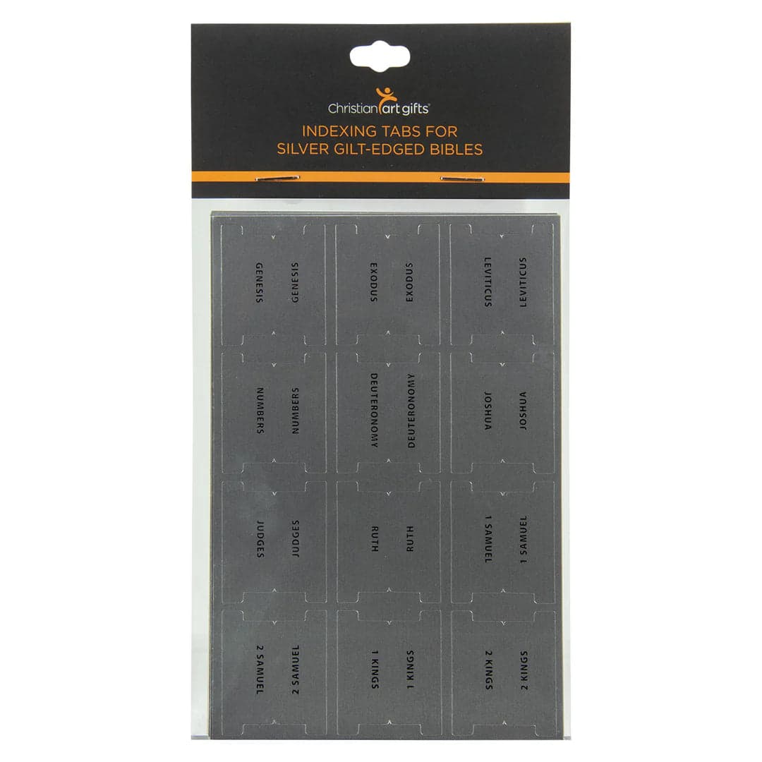 Bible Index Tabs - Silver