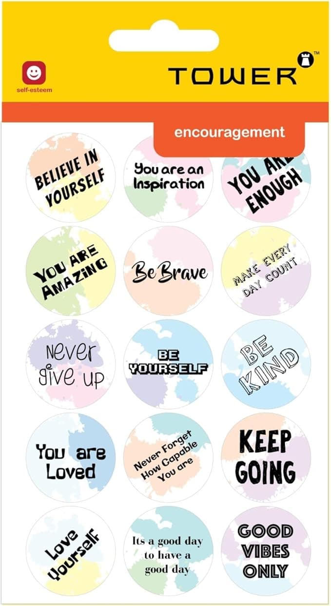 TOWER MOTIVATIONAL / ENCOURAGEMENT STICKERS