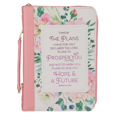 Pink Floral Bible Cover