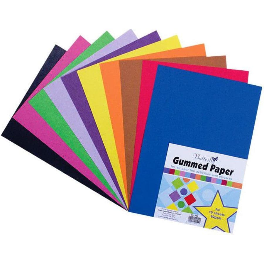 A4 Gummed Paper, 10 Sheets