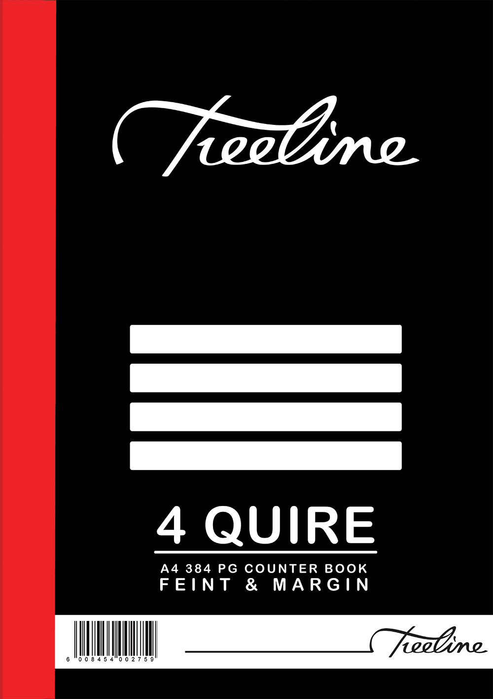A4 4 QUIRE 384 PAGE COUNTER BOOK F/M
