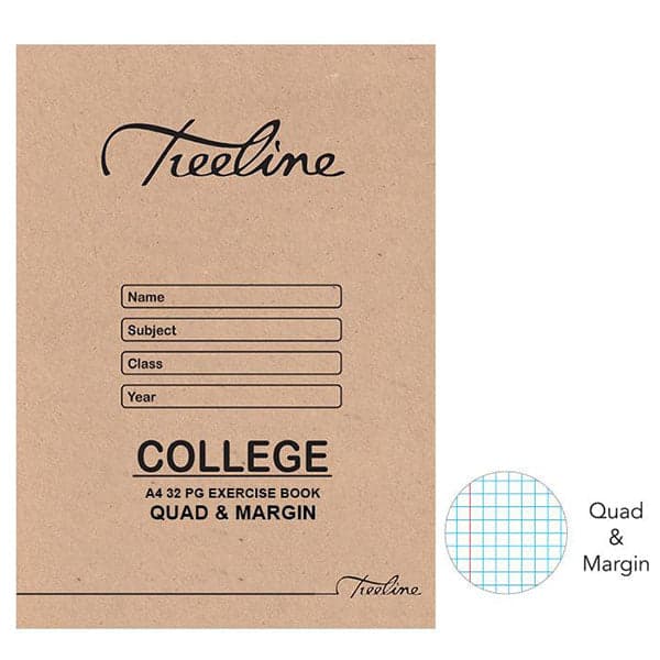 CROXLEY 32 PG COLLEGE EXERCISE BOOK Q/M A4