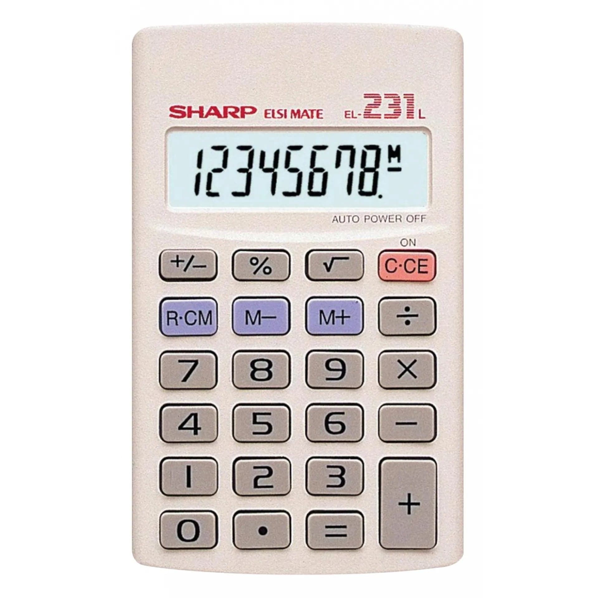SHARP EL-231L 8 DIGIT CALCULATOR