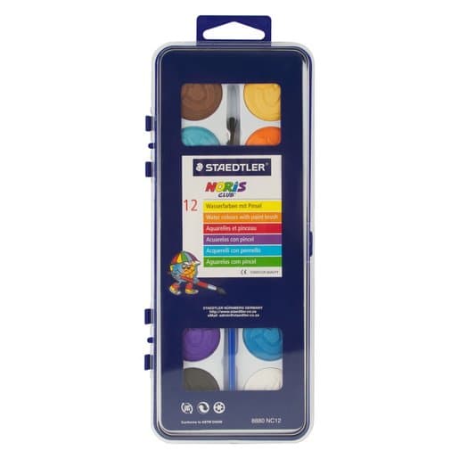 STAEDTLER WATERCOLOR PAINT 12`s