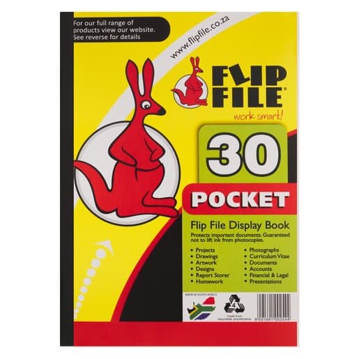 Flip File A4 30 Pocket
