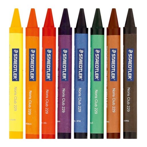 Staedtler Wax Crayons Jumbo 8 Pack