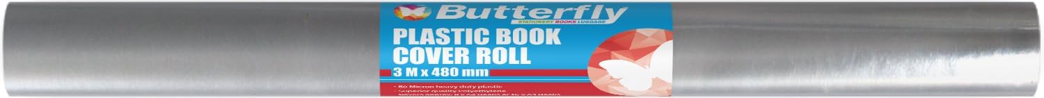 PLASTICK BOOK COVER ROLL 3m x 480mm BFFY