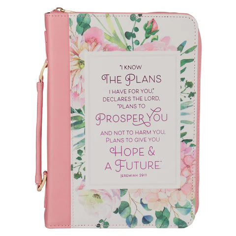 Pink Floral Bible Cover