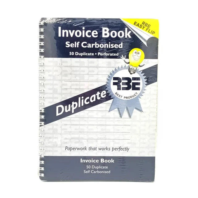 RBE F367-7 A5 Spiral Duplicate Feint Ruled Notebook