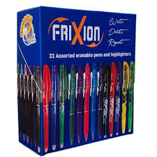 PILOT FRIXION ASSORTED BOX OF 33