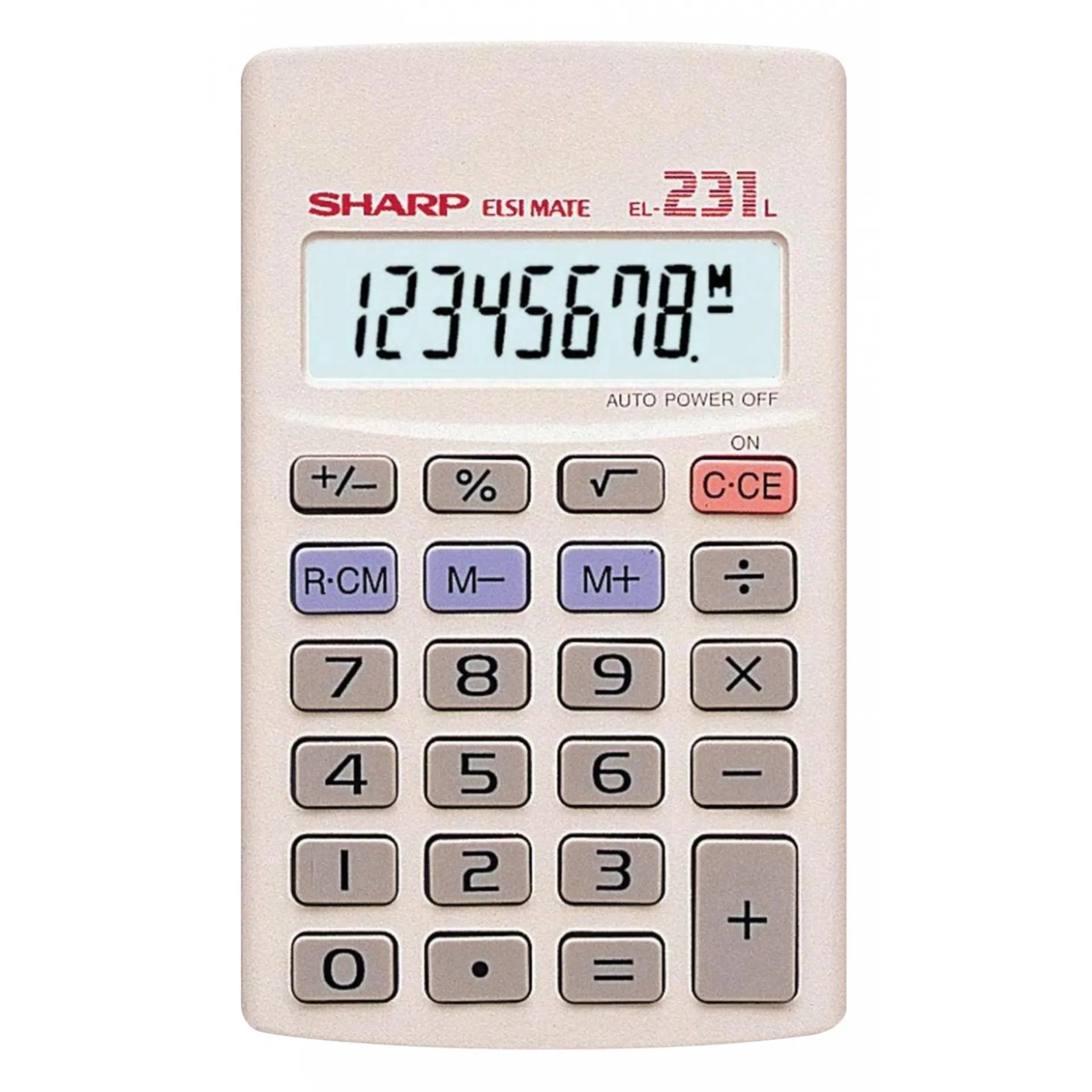 SHARP EL-231L 8 DIGIT CALCULATOR