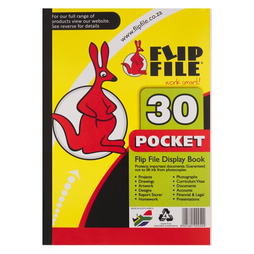 Flip File A4 30 Pocket